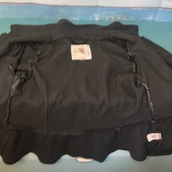 Decree grey woven button down peplum jacket - Picture 8 of 12